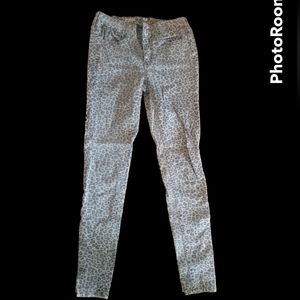 Leopard Low-rise Jeggings